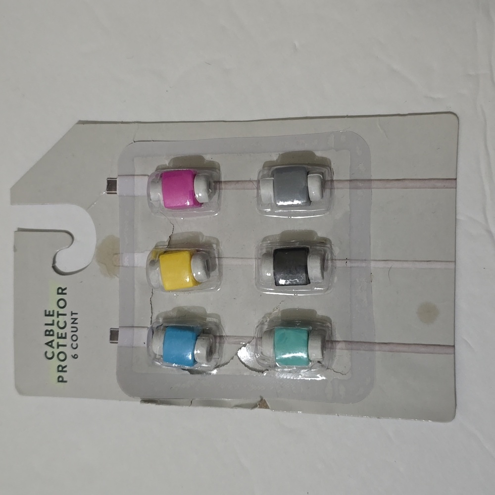 Cable Protector 6-Count Set - Multi-Color